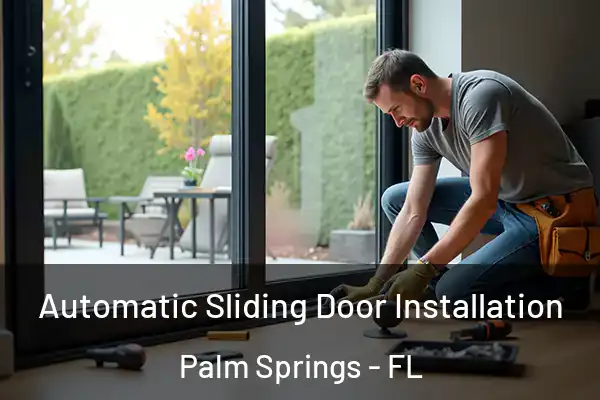 Automatic Sliding Door Installation Palm Springs - FL