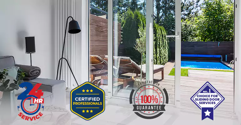 Glass Balcony Sliding Door Repair in Palm Springs