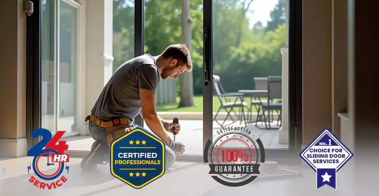 Sliding Door Strike Plate Repair in Palm Springs
