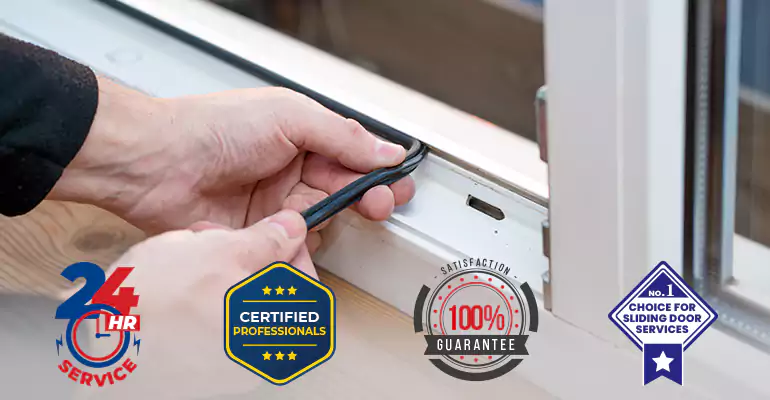 Sliding Glass Door Track Repair and Cost Estimate in Palm Springs