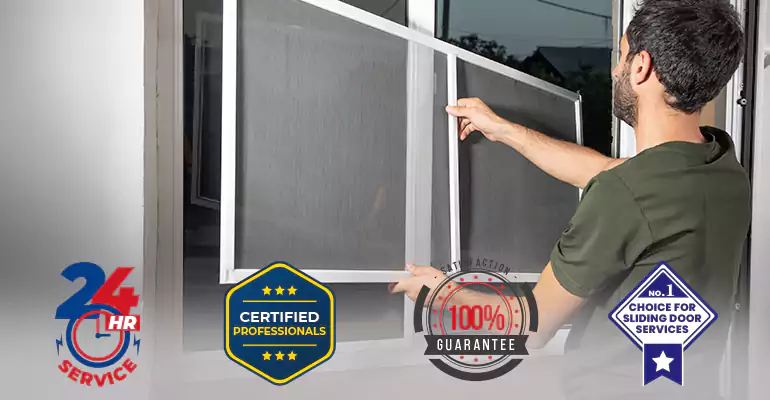 Sliding Screen Door Frame Repair in Palm Springs
