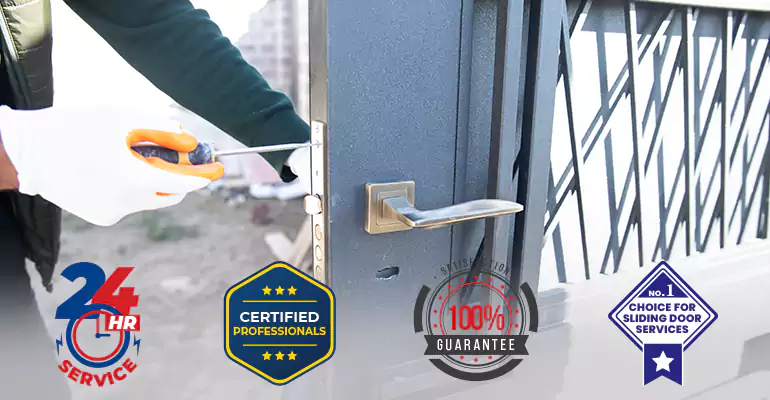 Steel Door Bottom Repair in Palm Springs