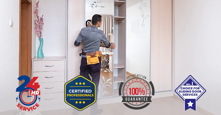 Sliding Closet Door Installation in Palm Springs, FL