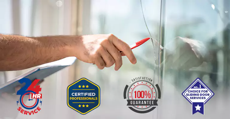 Sliding Glass Door Track Repair in Palm Springs