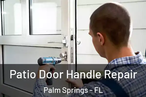 Patio Door Handle Repair Palm Springs - FL
