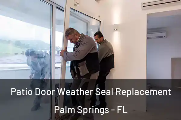 Patio Door Weather Seal Replacement Palm Springs - FL