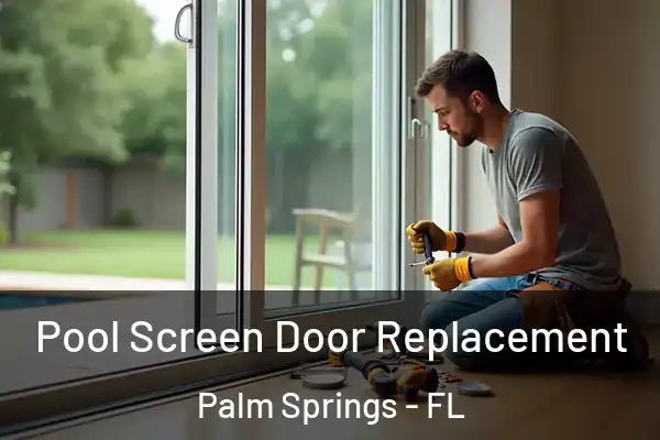 Pool Screen Door Replacement Palm Springs - FL