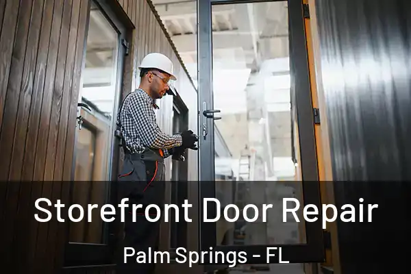 Storefront Door Repair Palm Springs - FL